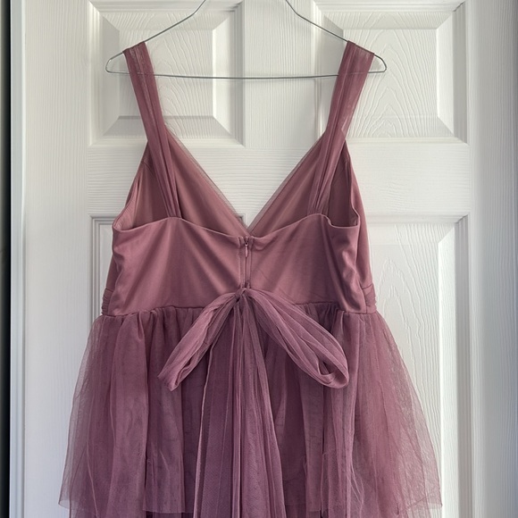 Ever Pretty Elegant Layered Tulle Dress in Mauve Size 12 - Picture 5 of 9